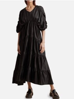 ★NWT Org.$880 Merlette ESSENDINE Dress Black XS★